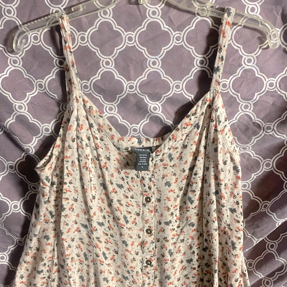 Dressy floral tank